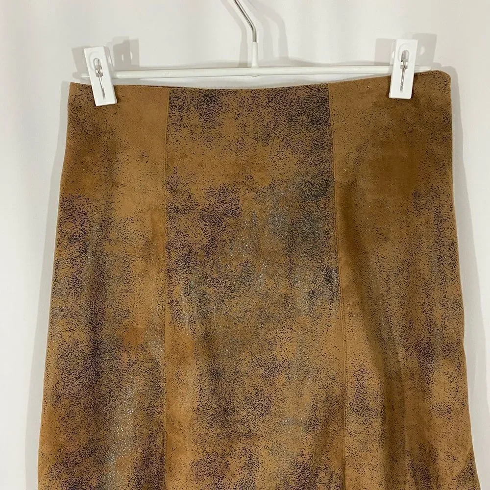 NWT Ranch Wear Faux Leather Skirt